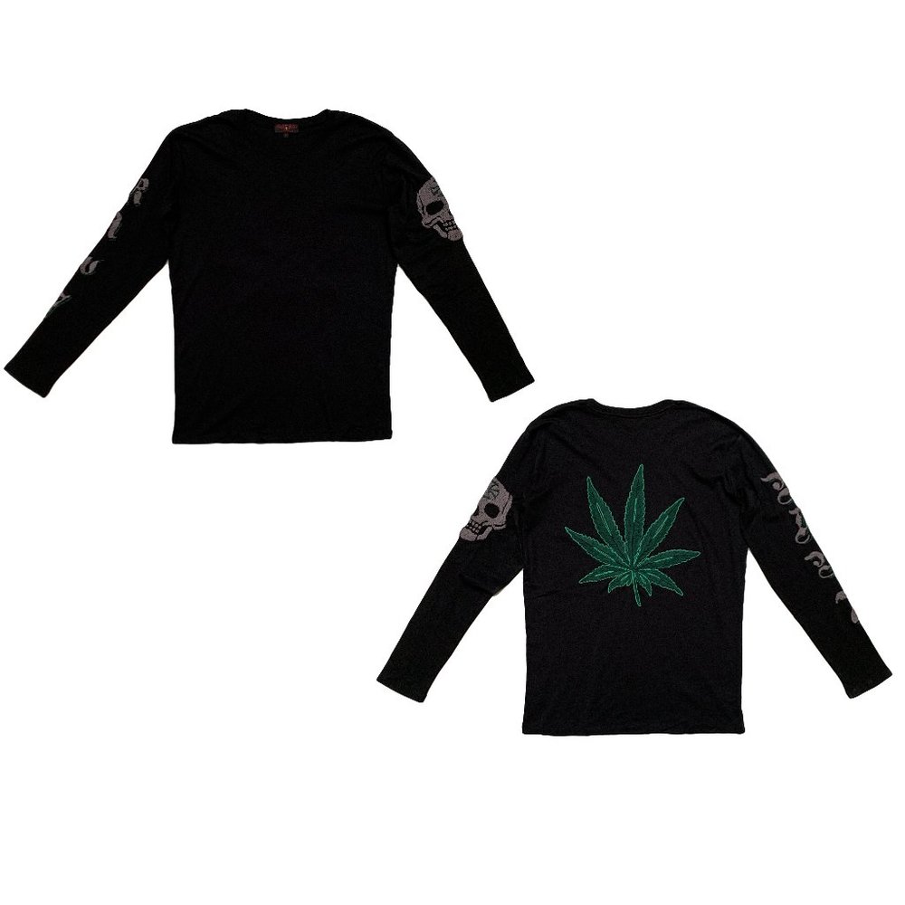Raw7 Men's Long Sleeve Shirt Hand Embroidered